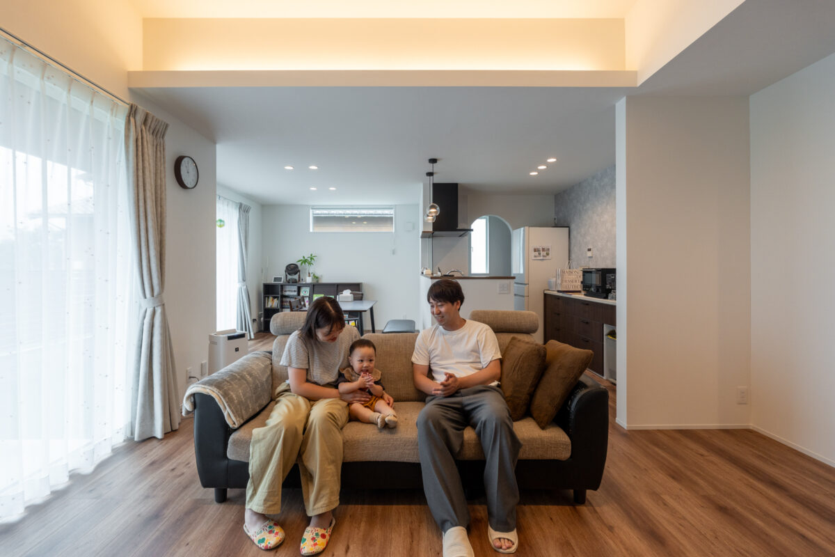 子育てと暮らしを楽しむ平屋。