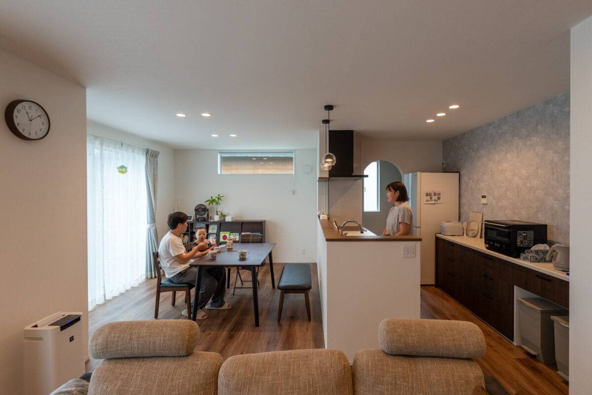 子育てと暮らしを楽しむ平屋。