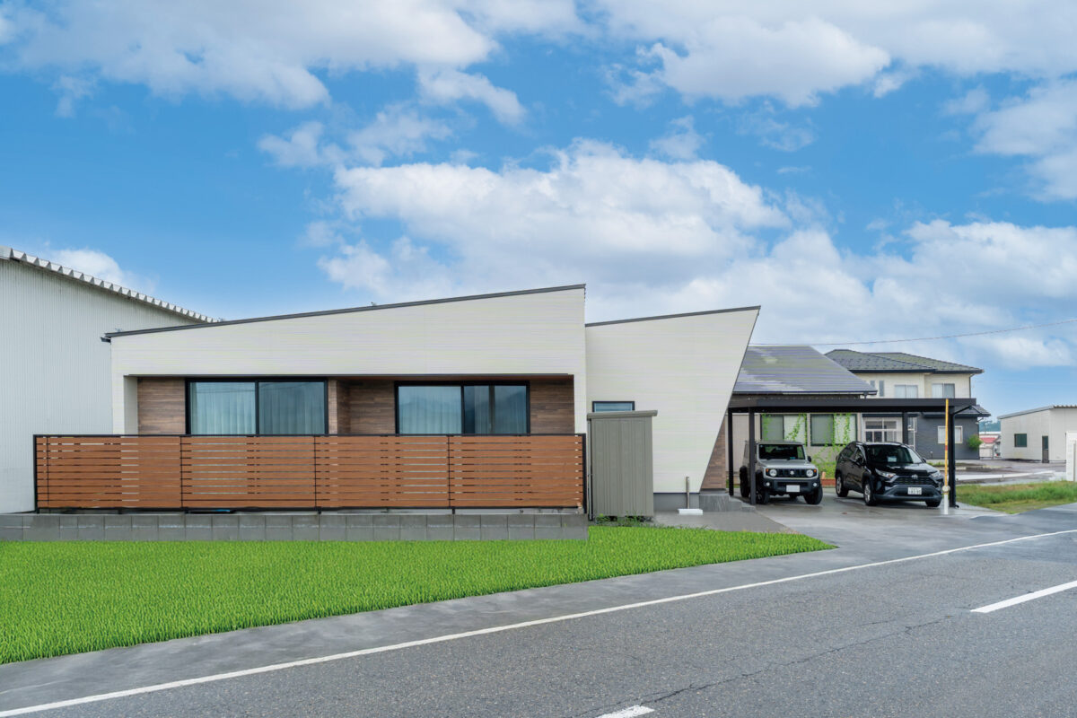 子育てと暮らしを楽しむ平屋。