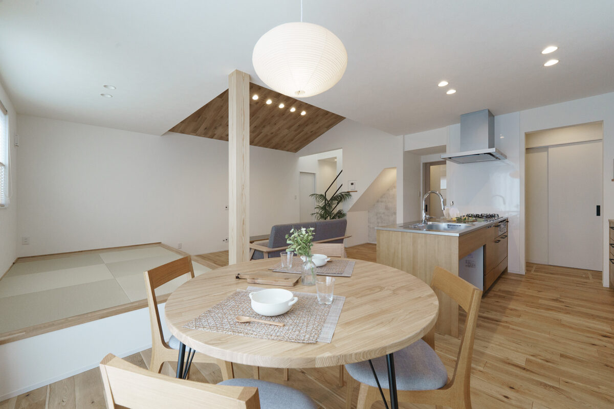 ワンフロアで完結する、平屋のような暮らし方。