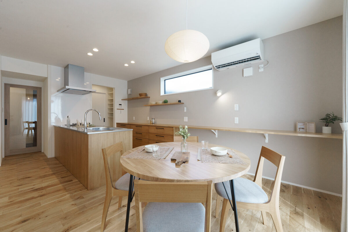 ワンフロアで完結する、平屋のような暮らし方。