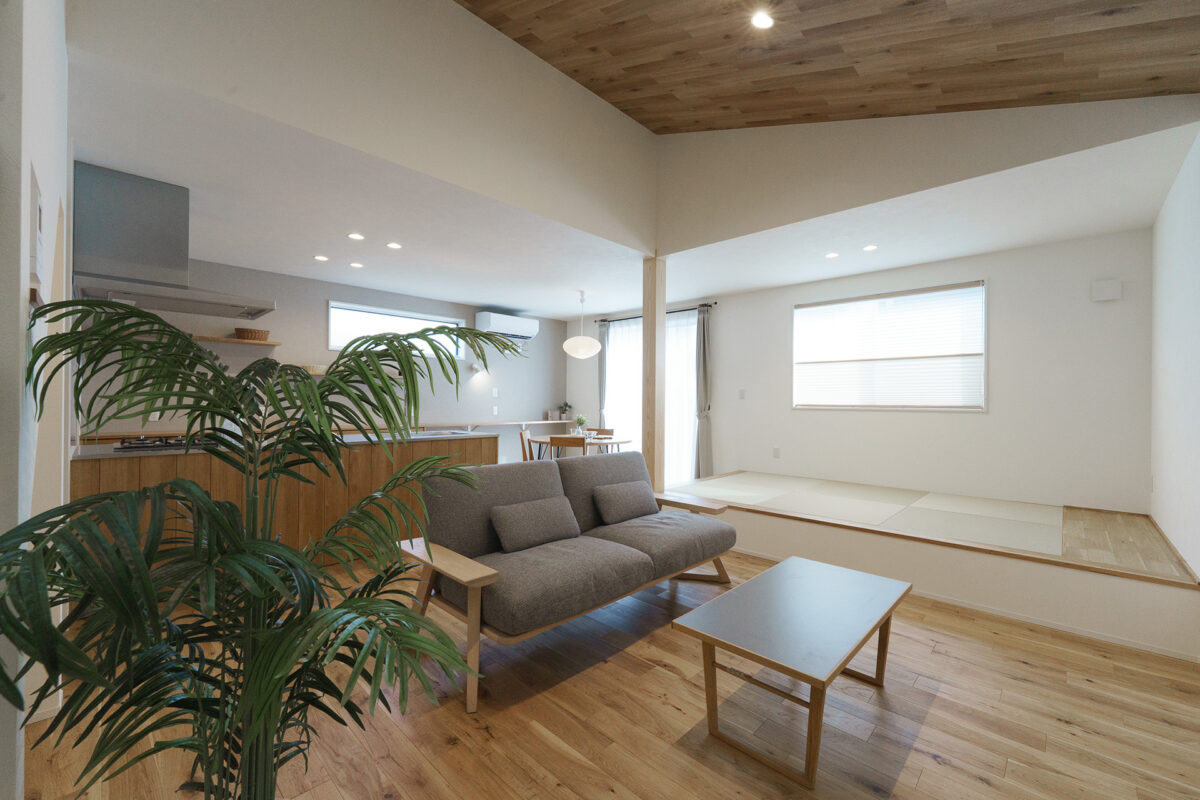 ワンフロアで完結する、平屋のような暮らし方。