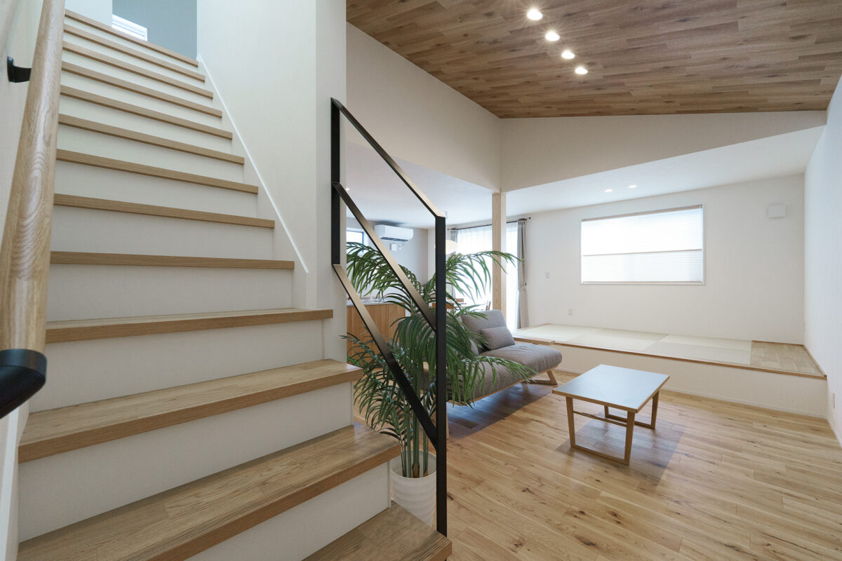 ワンフロアで完結する、平屋のような暮らし方。